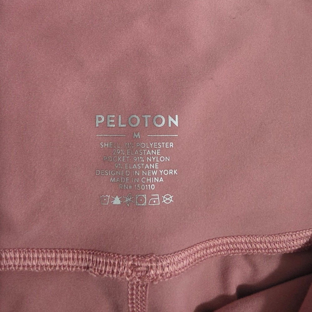 Peloton Womens‎ High Waisted Leggings Mauve Pink Size Medium Athletic Yoga Pants - Picture 5 of 6
